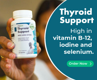 Hypothyroidism Symptoms in Women - Thyroid Support - High in vitamin B-12 iodine and selenium
